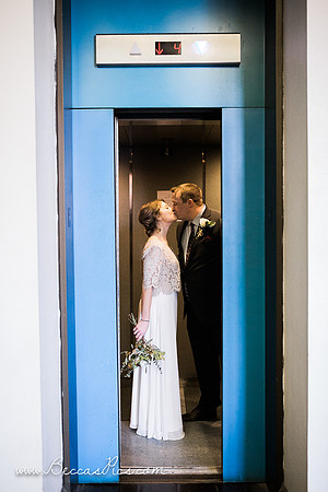 forsyth county courthouse wedding elevator kiss