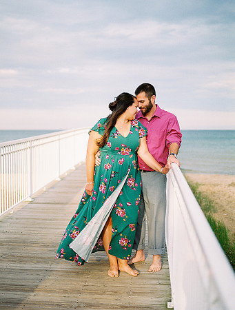 Lake Michigan Beach Session on Film