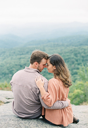 Blue ridge parkway engagement session